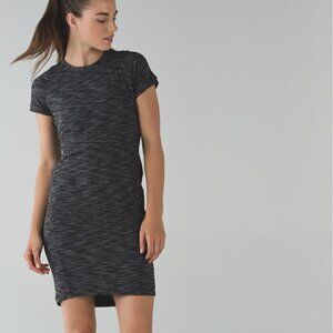 on &go Where-To Dress short sleeves Heathered Black size 4